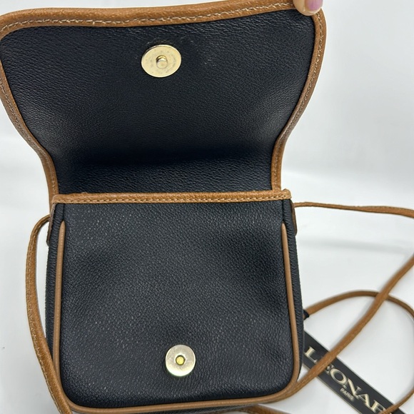 Authentic Leonard Paris N.C. 19294 sling Bag crossbody bag Made in Italy - Picture 6 of 12